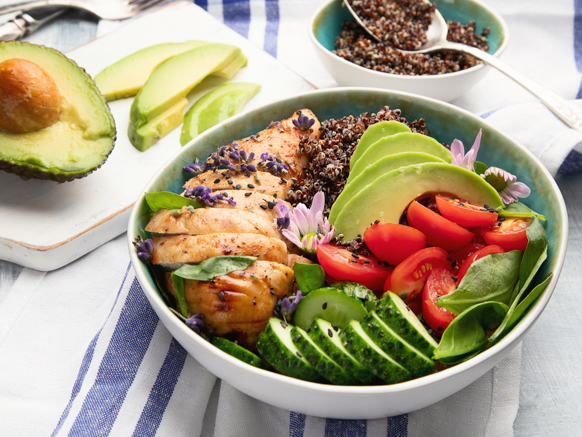 Avocado and Quinoa Chicken Salad